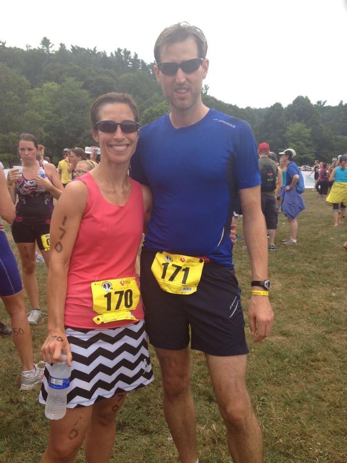 Post-race with Amy Post-race with Amy
