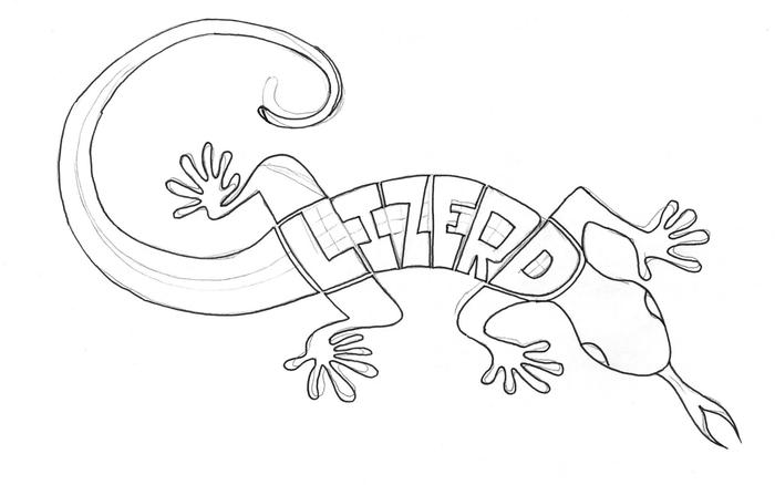 Scanned sketch, after tracing over pencil with a PaperMate flair