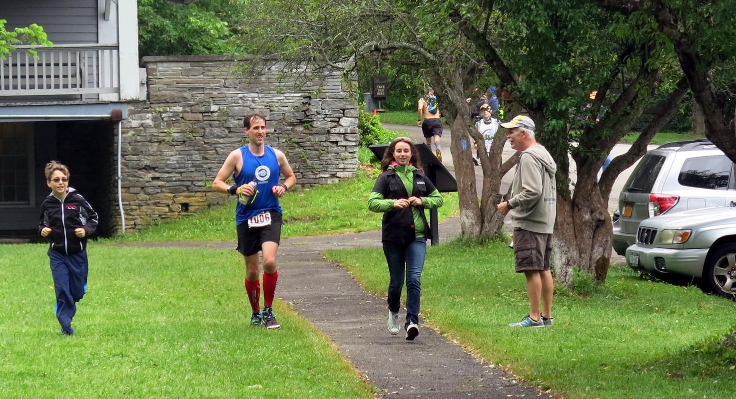 Running with the kids