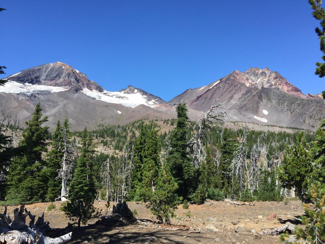 Views of Middle and North Sister