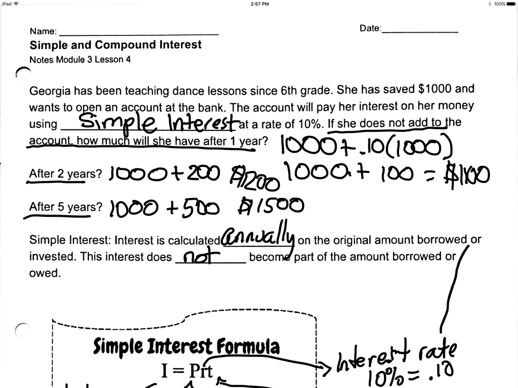 forScore with a scanned worksheet