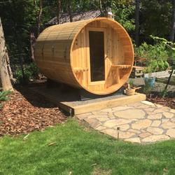 Main image for Backyard Barrel Sauna Project: A Suburban Oasis