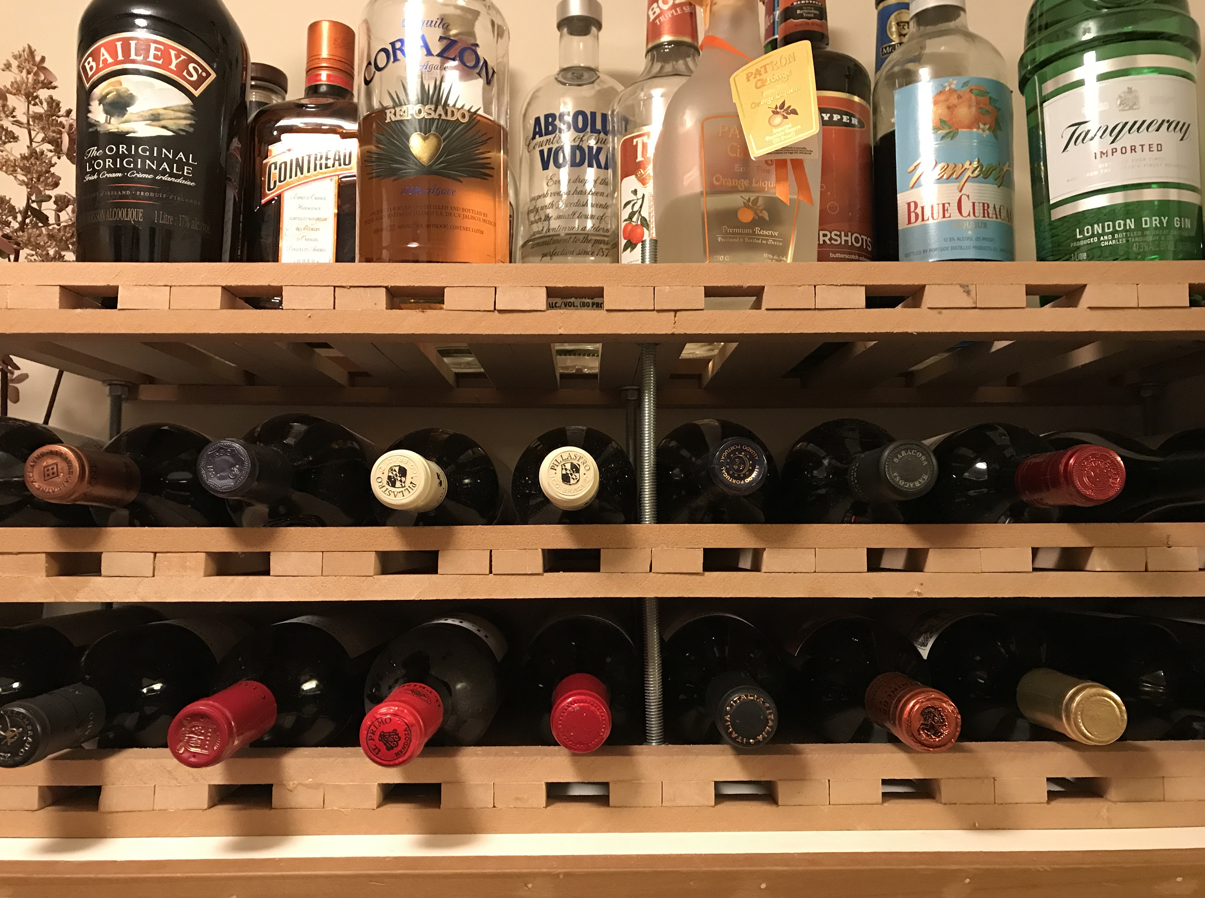 Diy wine cellar racks hot sale