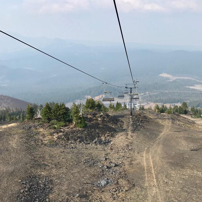 From the lift's descent From the lift's descent