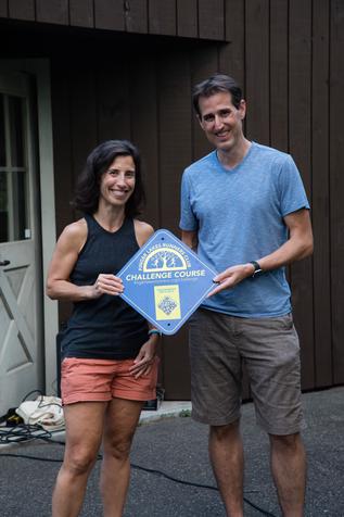 Amy and me with our Taughannock sign Amy and me with our Taughannock sign